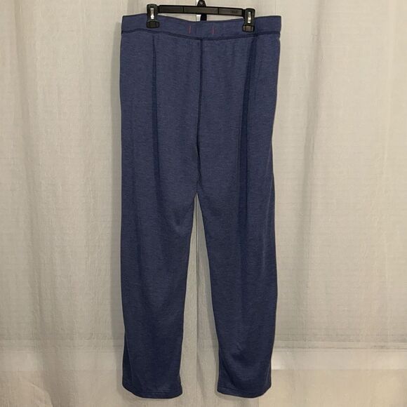 Tommy Bahama XL 30” Blue Double Knit Drawstring Lounge Sweatpants with Pockets - Picture 2 of 14